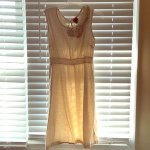 Merona Cream Sleeveless Dress
